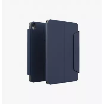Coque amovible rotative à 360° magnétique UNIQ Rovus Snapmount pour iPad 11 A16 (2025) / iPad 10.9 10e génération (2022) Navy Blue