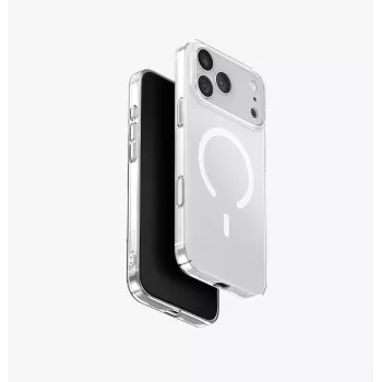UNIQ Airsuit Coque pour iPhone 17 Pro Max avec Magclick Charging, Transparente