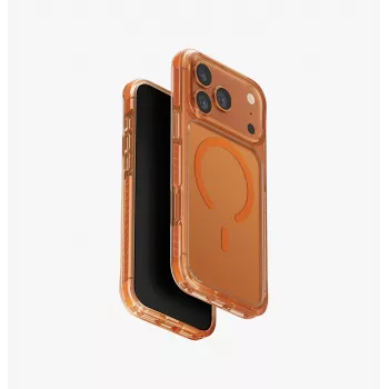 Coque UNIQ Combat pour iPhone 17 Pro Max, MagClick Charging, Orange