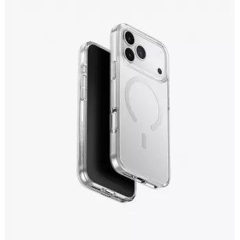 Coque UNIQ Clario pour iPhone 17 Pro Max, MagClick Charging, transparente