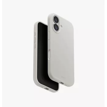 UNIQ Lino MagClick Charging Case for Apple iPhone 17, Light Grey, Liquid Silicone