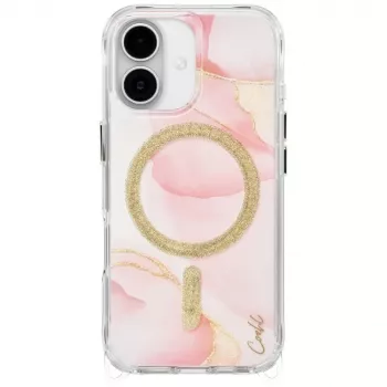 Coque UNIQ Coehl Aeris pour iPhone 17, chargement magnétique, rose