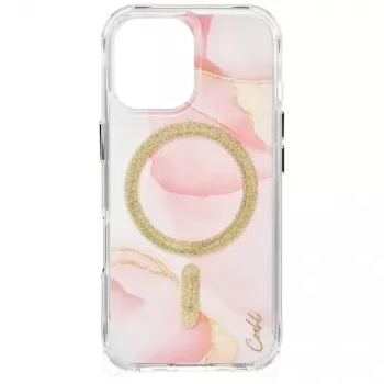Coque UNIQ Coehl Aeris pour iPhone 17, chargement magnétique, rose