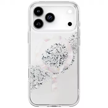Coque UNIQ Coehl Crystelle pour Apple iPhone 17 Pro Max charge magnétique argent