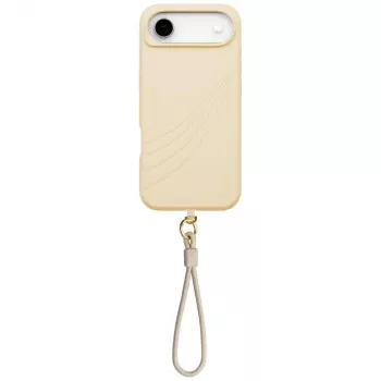 Coque UNIQ Coehl Serina pour iPhone Air, chargement magnétique, beige