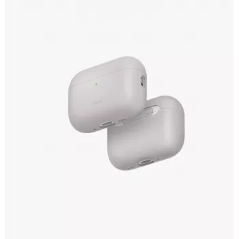 Coque en silicone UNIQ Lino pour AirPods Pro 3rd Gen, beige