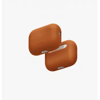 Coque en silicone UNIQ Lino pour AirPods Pro 3e génération - orange