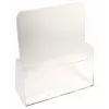 Exacompta présentoir de comptoir A4 avec 1 casier, polystyrène, transparent, 85 x 235 x 247 mm (74058D)