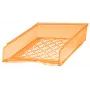 Corbeille à courrier Bene 60100 A4 orange transparente