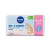 NIVEA Baby Soft & Cream Lingettes humides pour bébés 4x57