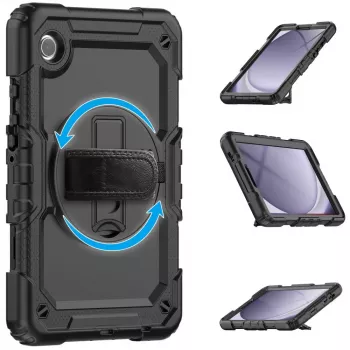 Tech-Protect Solid360 coque pour Samsung Galaxy Tab A9+/A11+ PLUS 11.0 X210/X215/X216/X230/X235/X236, noir