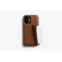 Coque porte-cartes en cuir Bellroy pour iPhone 16 Plus, marron