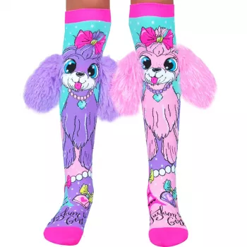 MADMIA Children's Knee-High Socks Coco In Parris Puppy 3D Plush Ears MM172