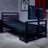 XROCKER Gaming Single Bed Black