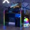 X Rocker 2023269 gaming desk with LED, black