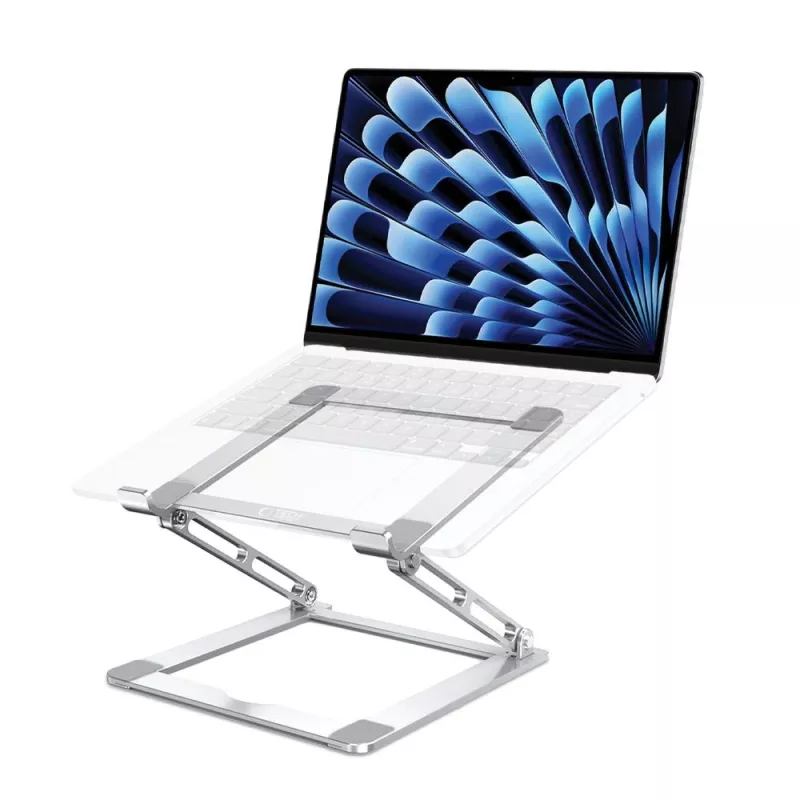 TECH-PROTECT PRODESK Support d'ordinateur portable universel argent