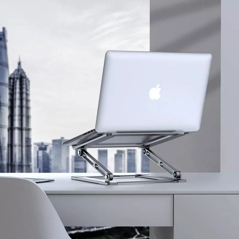 TECH-PROTECT PRODESK Support d'ordinateur portable universel argent