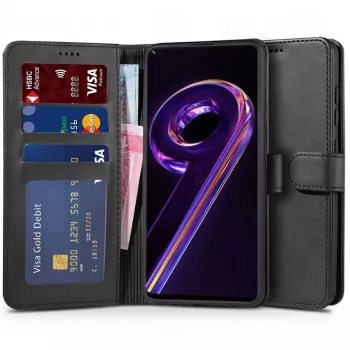 Étui portefeuille TECH-PROTECT pour Realme 9 Pro, noir