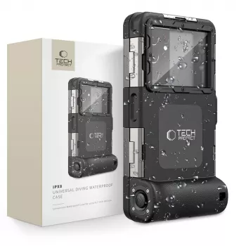 TECH-PROTECT IPX8 étui étanche universel pour plongée noir