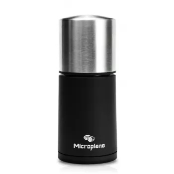 Microplane Spice Mill râpe à muscade 2-en-1 - noir/transparent