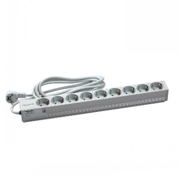 Schneider Electric Actassi rail de distribution électrique PDU 1U - 9 prises Schuko 19 pouces VDE