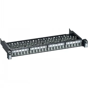 Schneider Electric Actassi panneau de brassage coulissant 19-C Evo 19 1U 24 ports S-One STP Cat6