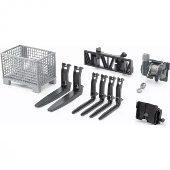 BRUDER Accessoire Palette grille treuil chargeur frontal