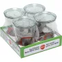 Bocaux de conserve en verre WECK 0,75 L lot de 4 - verre transparent