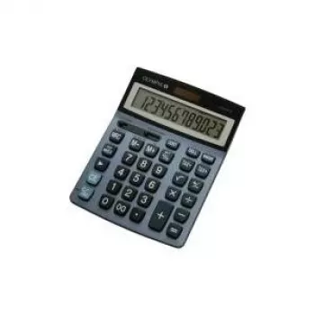 Calculatrice de bureau Olympia LCD 6112, 12 chiffres, 1 ligne, bleu (941911003)