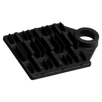 EFB-Elektronik support d'épissure pour 6x protections d'épissure thermorétractables, noir