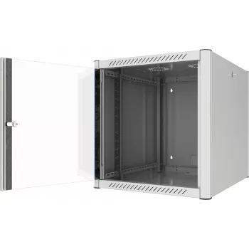 EFB Elektronik coffret mural 19 pouces 12U profondeur 800 mm pré-assemblé RAL7035