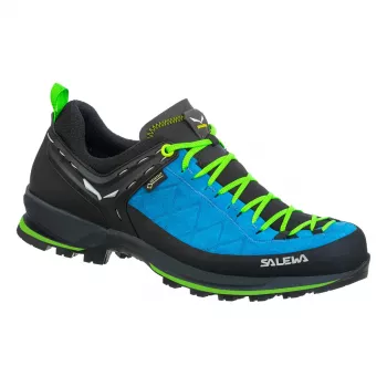 Chaussures de trekking Salewa Mountain Trainer 2 GTX - bleu/vert fluo, taille 46