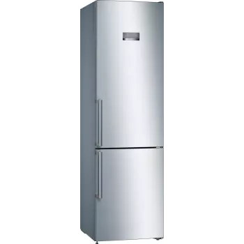 Bosch KGN397LEQ Freestanding Fridge Freezer with NoFrost, VitaFresh, 363L, Inox-look, Energy Class E