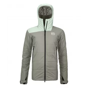 Veste de ski isolée Ortovox Swisswool Zinal femme Green Sage taille S