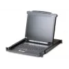 ATEN CL1000M US Single Rail 17 inch LCD KVM Console - 1U Rackmount - PS/2 & USB - US Layout