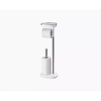 Porte-rouleau de papier toilette en acier inoxydable Joseph Joseph EasyStore