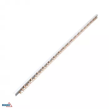 SCHELINGER A19-BBM-3F barre de distribution triphasée type U 10mm² 54 modules gris