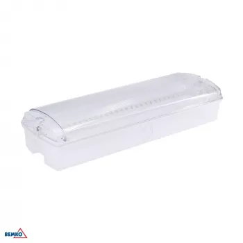 LUXMENA GALER 3H 3.5W IP65 luminaire de secours en saillie avec kit de pictogrammes