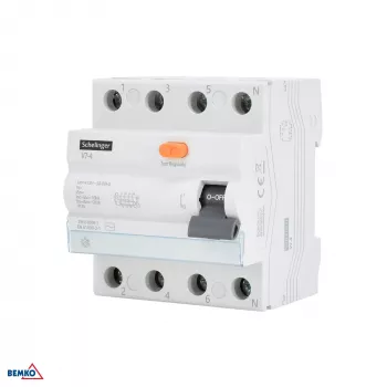 Interrupteur différentiel SCHELINGER AC 4P 40A 30mA