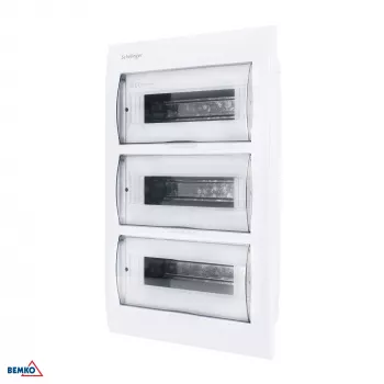 Tableau de distribution encastré SCHELINGER A80-RDP-IP40-NPE-36P IP40 36N+36PE 3x12P