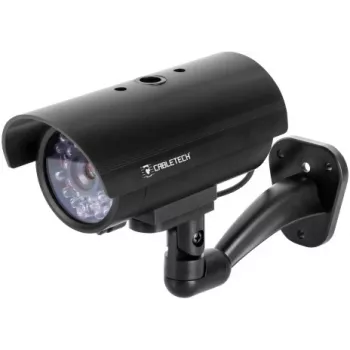 CABLETECH DK-10 Fausse caméra de surveillance en tube avec LED