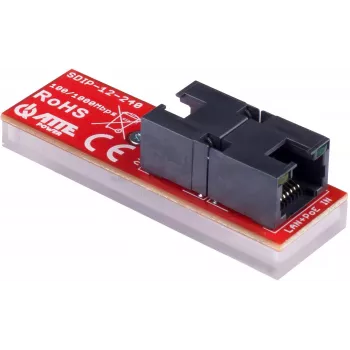 ATTE SDIP-12-240 Adaptateur PoE+ 30W rail DIN Gigabit