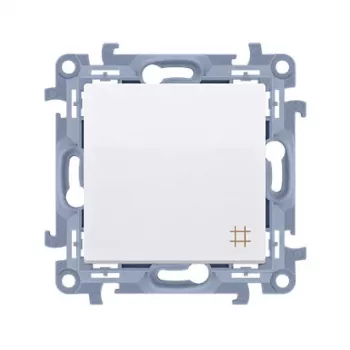 KONTAKT SIMON 10 Module interrupteur croisé blanc bornes à vis 10AX 250V