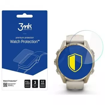 Garmin Fenix 8 Amoled 43mm - Protection de montre 3mk FlexibleGlass