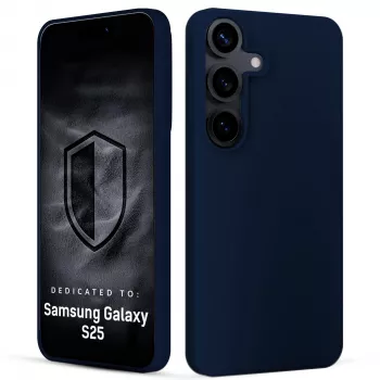 Coque 3mk Hardy Mellow 3MK PROTECTION pour Samsung Galaxy S25, bleu foncé