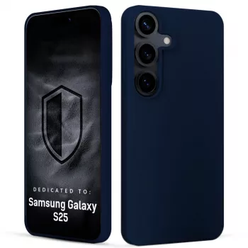 Coque 3mk Hardy Mellow 3MK PROTECTION pour Samsung Galaxy S25, bleu foncé