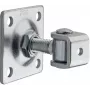 Charnière de portail réglable PSG 61.018.01 avec platine 80x80x3mm - filetage M16 (œil galvanisé)