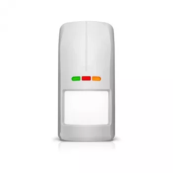 Détecteur de mouvement extérieur double PIR/micro-ondes SATEL AOD-210 GY avec capteur crépusculaire - gris