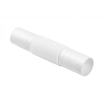 STASIŃSKI ZCL-25 Connecteur flexible blanc pour conduit électrique, droit ou coudé, 25 mm, lot de 100