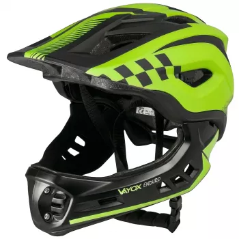Casque Enduro Vayox VA0421GS vert taille S